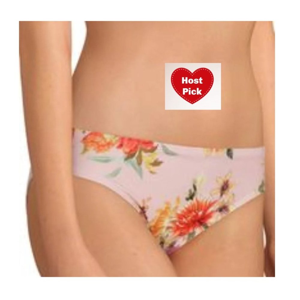 Antonio Melani Overjoyed Retro Bikini Bottoms - Pink Floral Bikini Bottoms